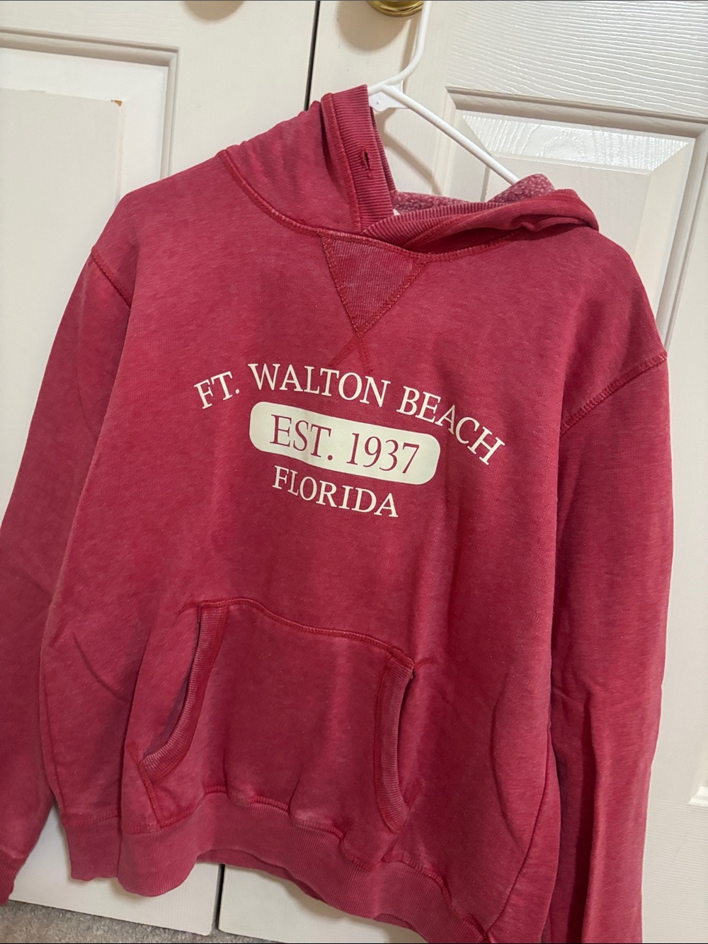 red medium walton beach florida hoodie.
